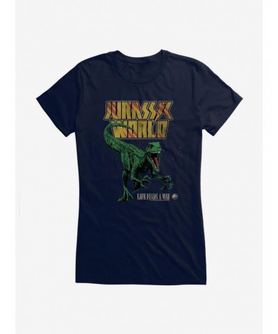 Jurassic Park Life Finds A Way Girls T-Shirt $6.97 T-Shirts