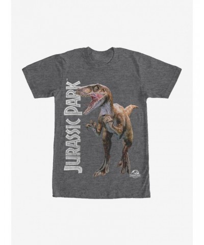 Jurassic Park Velociraptor Logo T-Shirt $5.93 T-Shirts