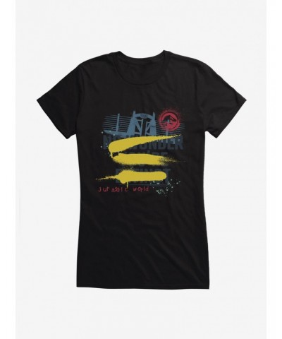 Jurassic World Grafitti Extinct Girls T-Shirt $7.37 T-Shirts