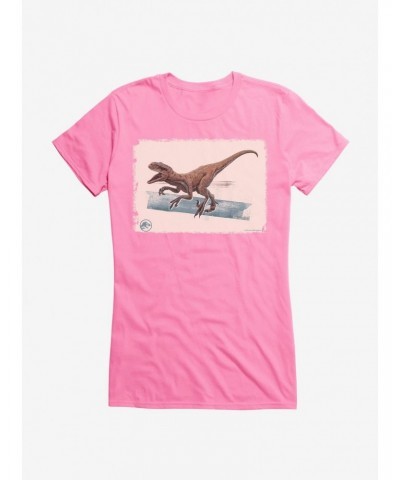 Jurassic World Dominion Raptor Screech Girls T-Shirt $6.97 T-Shirts