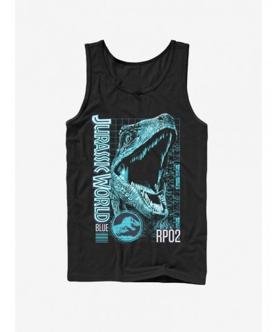 Jurassic World Fallen Kingdom Blue Portrait Tank $7.57 Tanks