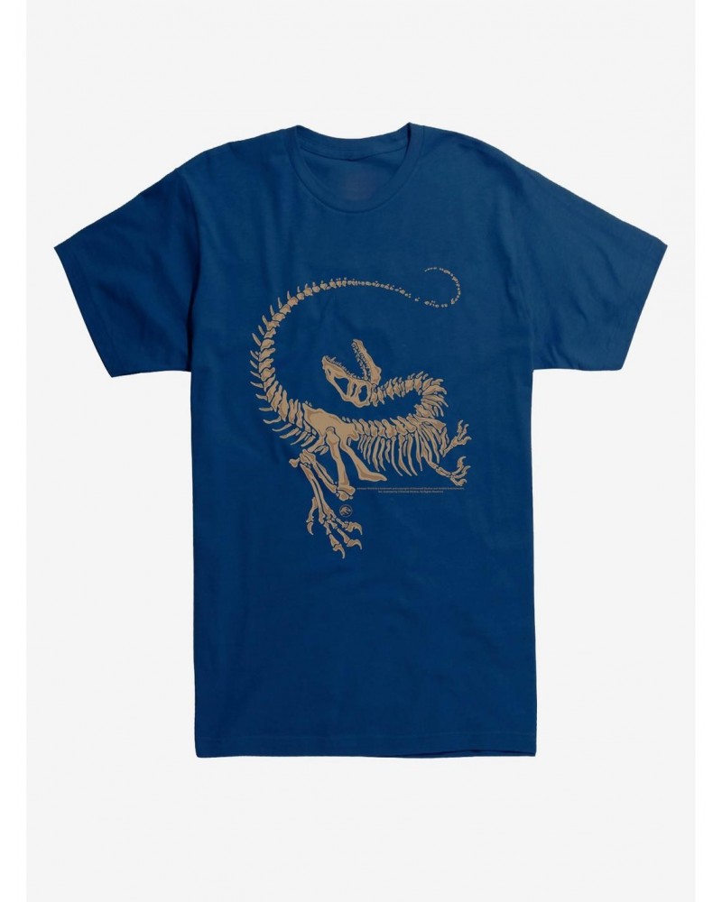 Jurassic Park Dino Skeleton T-Shirt $8.22 T-Shirts