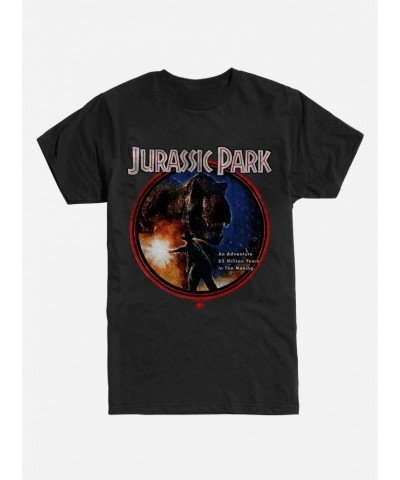 Jurassic Park Adventure 65 Million Years In The Making Black T-Shirt $8.80 T-Shirts