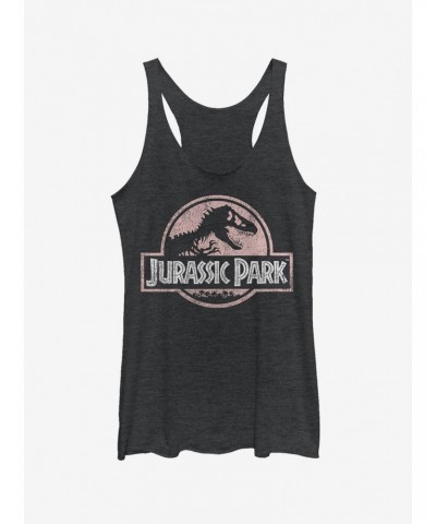 Jurassic Park Dusty Logo Girls Tank $10.15 Tanks