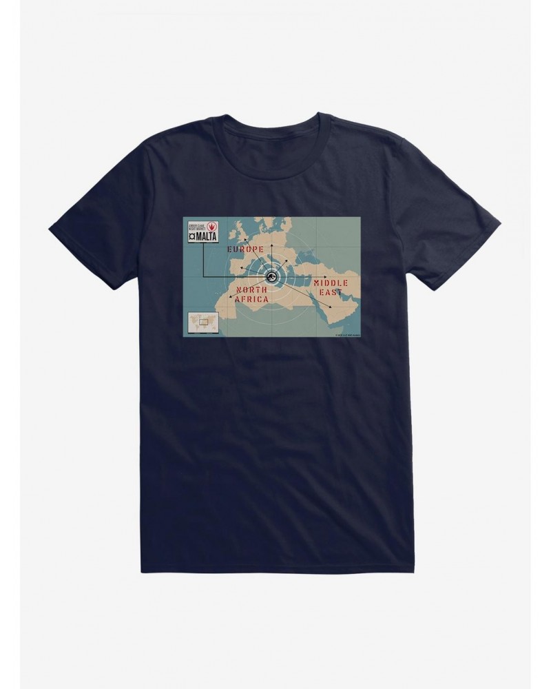 Jurassic World Dominion Malta Territory T-Shirt $6.69 T-Shirts