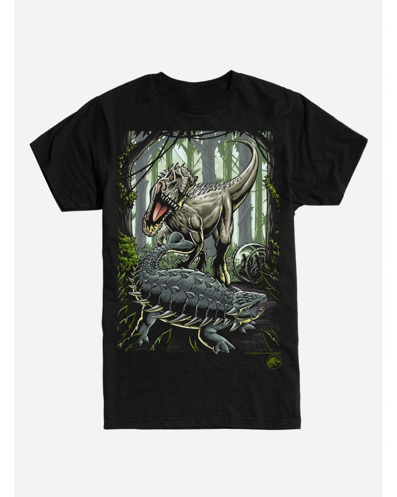 Jurassic World Dinosaurs Jungle Battle T-Shirt $9.18 T-Shirts