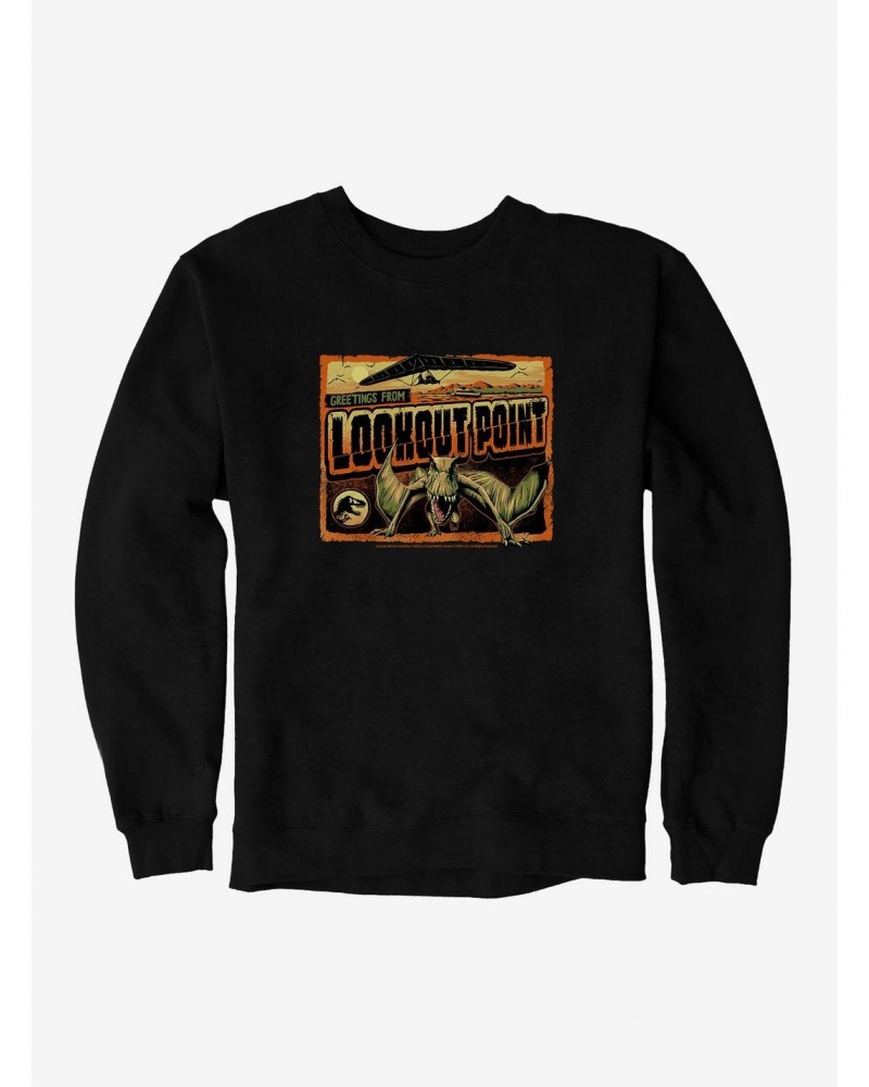 Jurassic World: Camp Cretaceous Greetings From Lookout Point Sweatshirt $8.86 Sweatshirts