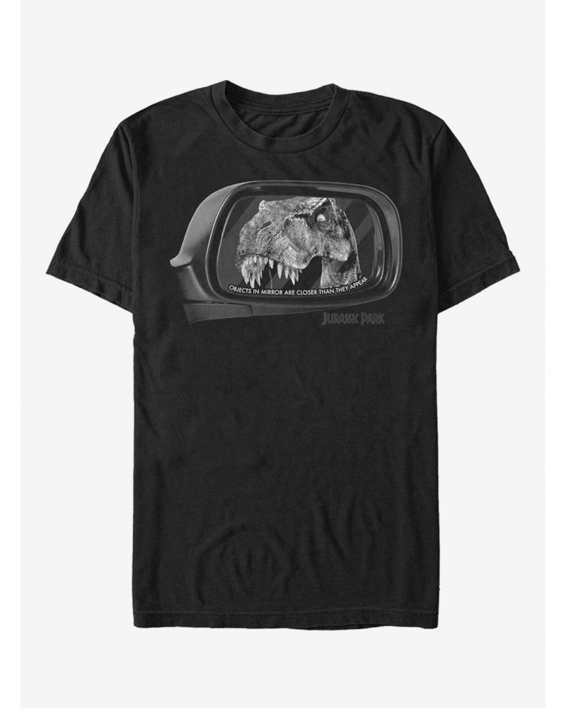 T. Rex in Rearview Mirror T-Shirt $7.46 T-Shirts