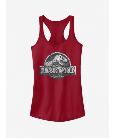 Jurassic World Fallen Kingdom Logo Girls Tank $5.98 Tanks