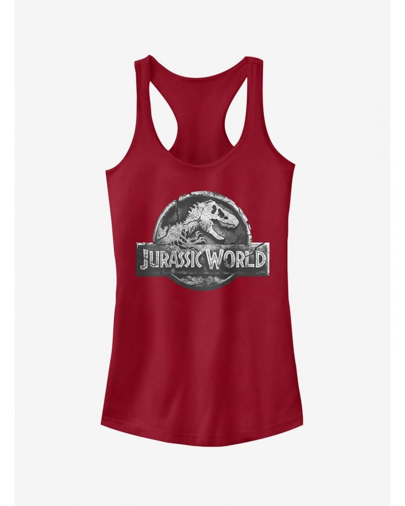 Jurassic World Fallen Kingdom Logo Girls Tank $5.98 Tanks