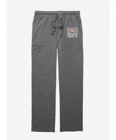 Jurassic World Do Not Approach Sign Pajama Pants $7.97 Pants