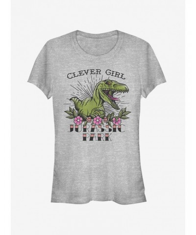 Jurassic Park Clever Girl Tattoo Girls T-Shirt $8.96 T-Shirts