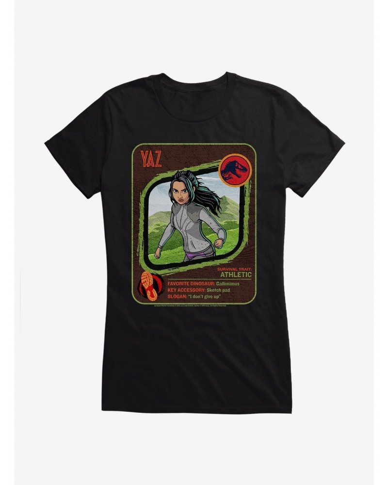 Jurassic World: Camp Cretaceous Yaz Traits Girls T-Shirt $7.57 T-Shirts