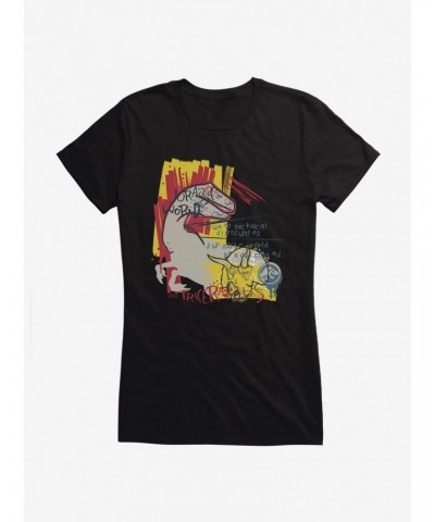 Jurassic World Grafitti Now Closed Girls T-Shirt $5.98 T-Shirts