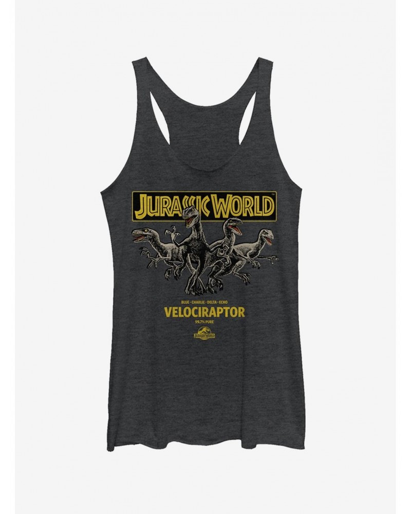 Velociraptor Pure Girls Tank $7.87 Tanks