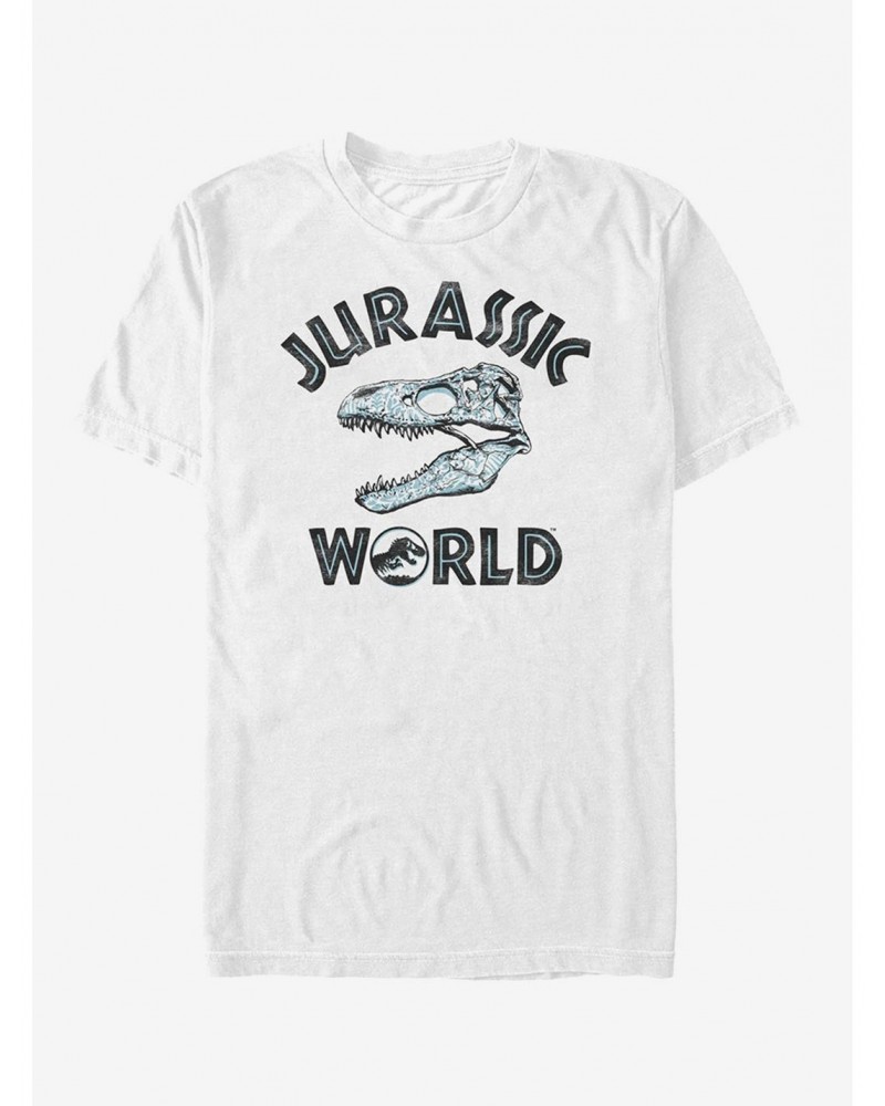 Jurassic World Fallen Kingdom Skeleton Logo T-Shirt $6.88 T-Shirts