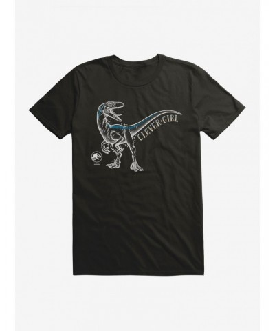 Jurassic World Clever Girl Illustrated T-Shirt $8.80 T-Shirts