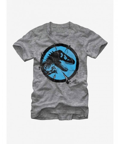 Jurassic World Cracked T. Rex Logo T-Shirt $8.03 T-Shirts