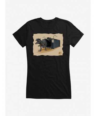 Jurassic World Dominion Panthera Breaks Free Girls T-Shirt $6.57 T-Shirts