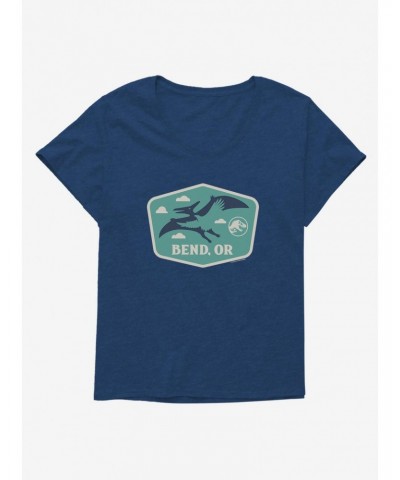 Jurassic World Dominion Pterodactyl Badge Girls T-Shirt Plus Size $9.33 T-Shirts