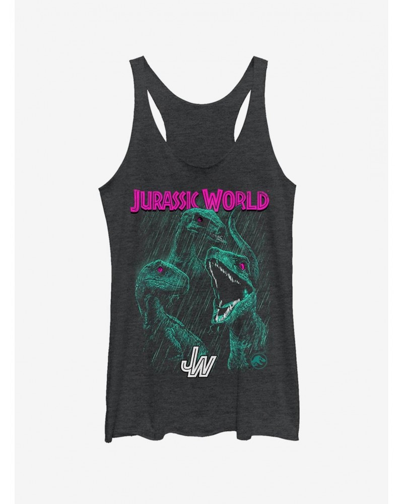 Jurassic World Fallen Kingdom Raptor Eyes Girls Tank $6.42 Tanks