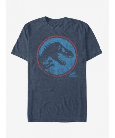 Retro T. Rex Circle T-Shirt $8.60 T-Shirts