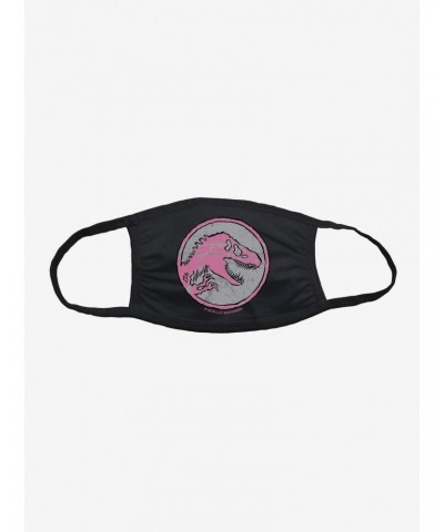 Jurassic World Pink Dino Outline Face Mask $5.36 Masks