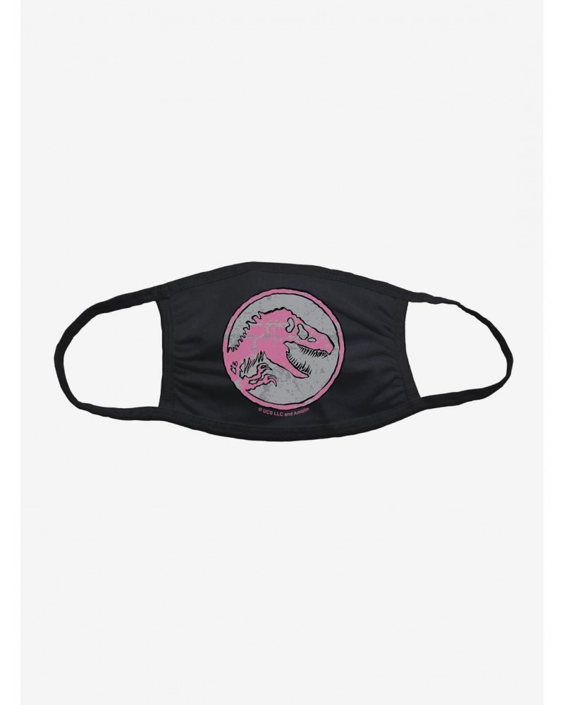 Jurassic World Pink Dino Outline Face Mask $5.36 Masks