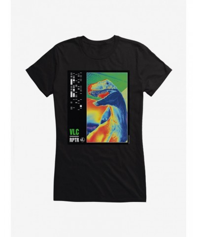 Jurassic World Infrared Velociraptor Girls T-Shirt $7.17 T-Shirts