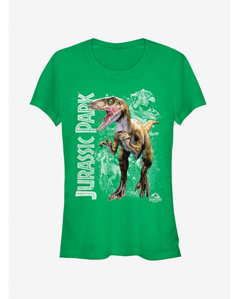 Raptor Dino Shadows Girls T-Shirt $7.77 T-Shirts