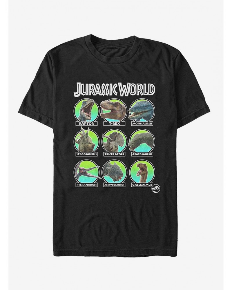 Jurassic World Fallen Kingdom Dino All Stars T-Shirt $7.27 T-Shirts