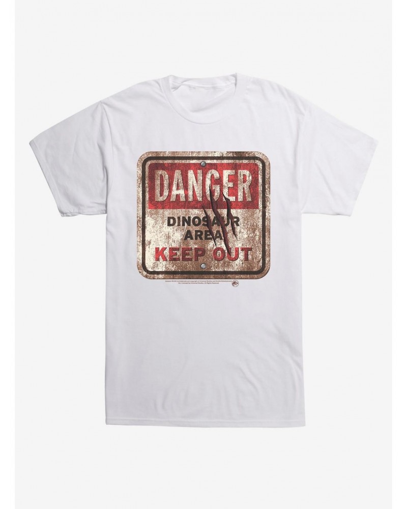 Jurassic Park Danger Keep Out T-Shirt $7.84 T-Shirts