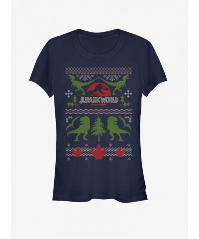 Ugly Christmas Sweater Print Girls T-Shirt $6.77 T-Shirts