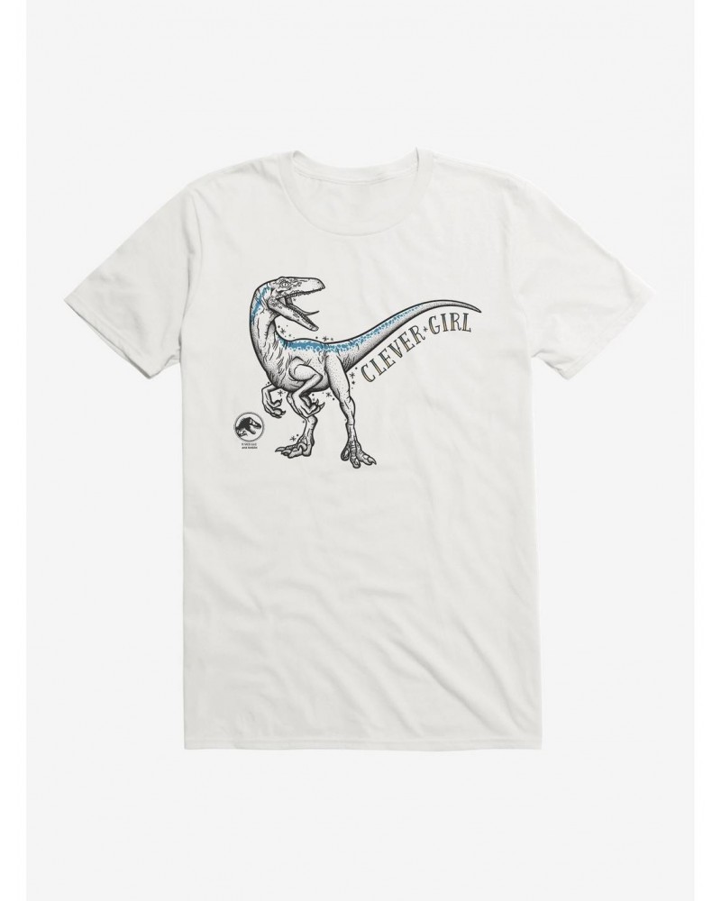 Jurassic World Clever Girl Illustrated T-Shirt $8.41 T-Shirts