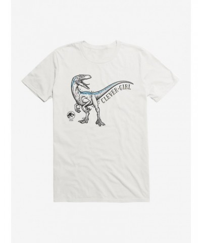 Jurassic World Clever Girl Illustrated T-Shirt $8.41 T-Shirts