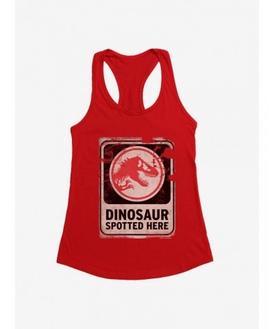 Jurassic World Dominion Dinosaur Spotted Here Girls Tank $6.97 Tanks