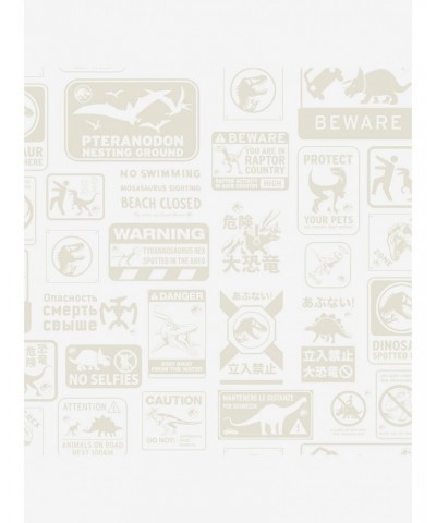 Jurassic World Dominion Signs Peel & Stick Wallpaper $21.96 Wallpapers