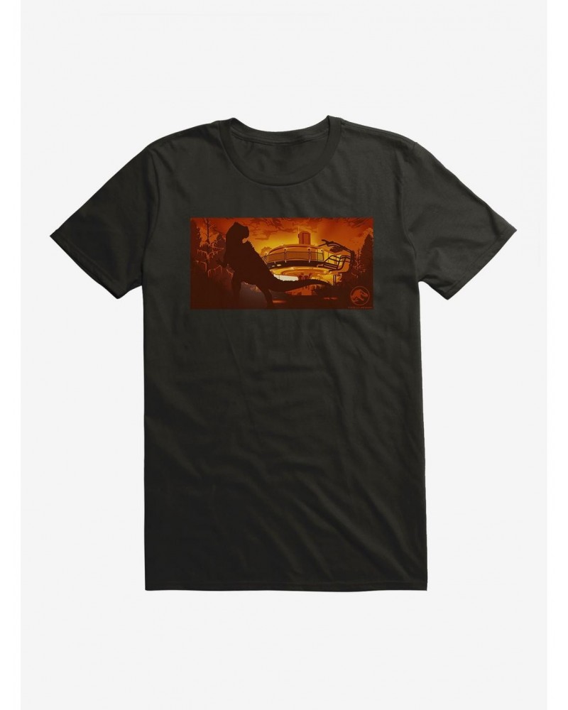 Jurassic World Dominion T-Rex Shadow T-Shirt $7.07 T-Shirts