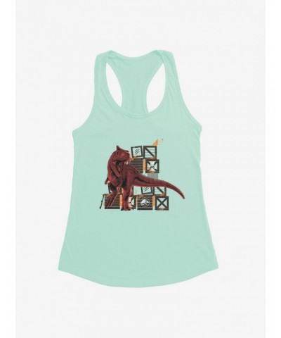 Jurassic World Dominion Raptor Crate Breaking Girls Tank $5.98 Tanks