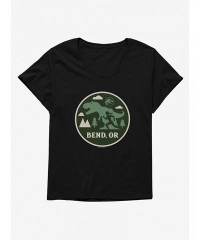 Jurassic World Dominion T-Rex Badge Girls T-Shirt Plus Size $8.37 T-Shirts