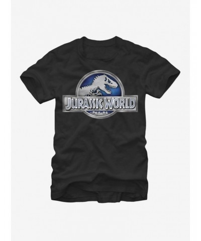 Jurassic World Blue Logo T-Shirt $7.65 T-Shirts