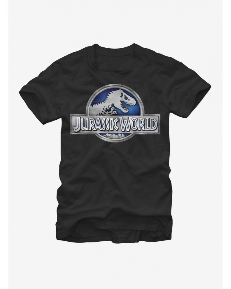 Jurassic World Blue Logo T-Shirt $7.65 T-Shirts