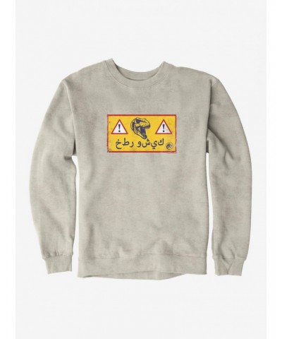 Jurassic World Dominion T. Rex Warning Sweatshirt $12.40 Sweatshirts