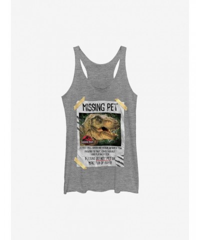 Jurassic Park Missing Pet Girls Tank $6.84 Tanks