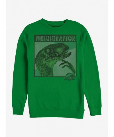 Deep Thinker Philosoraptor Sweatshirt $12.69 Sweatshirts