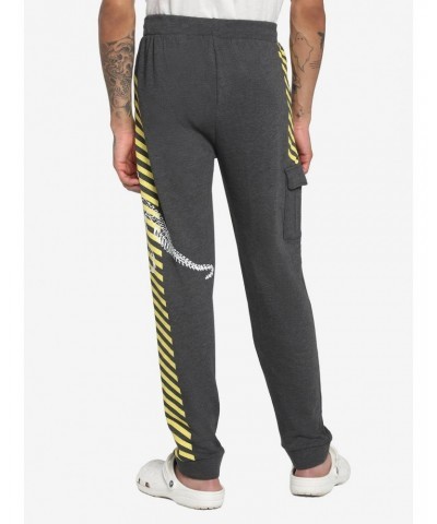 Our Universe Jurassic World Hazard Tape Cargo Sweatpants $8.91 Sweatpants