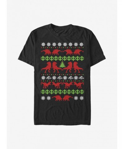 Jurassic Park Ugly Holiday T-Shirt $6.50 T-Shirts