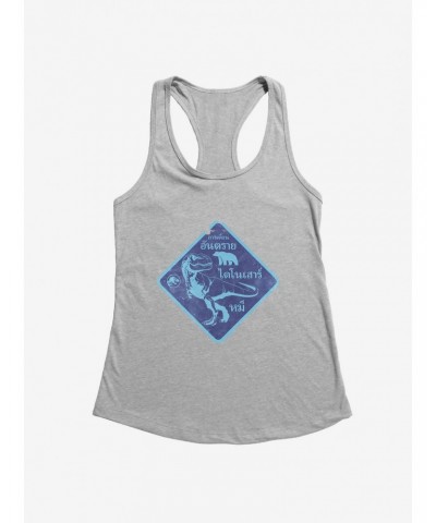 Jurassic World Dominion T. Rex Blue Sign Girls Tank $8.37 Tanks