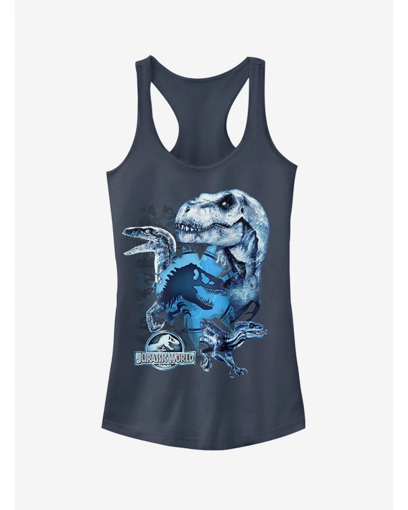 Jurassic World Fallen Kingdom Dinosaur Frost Girls Tank $7.57 Tanks