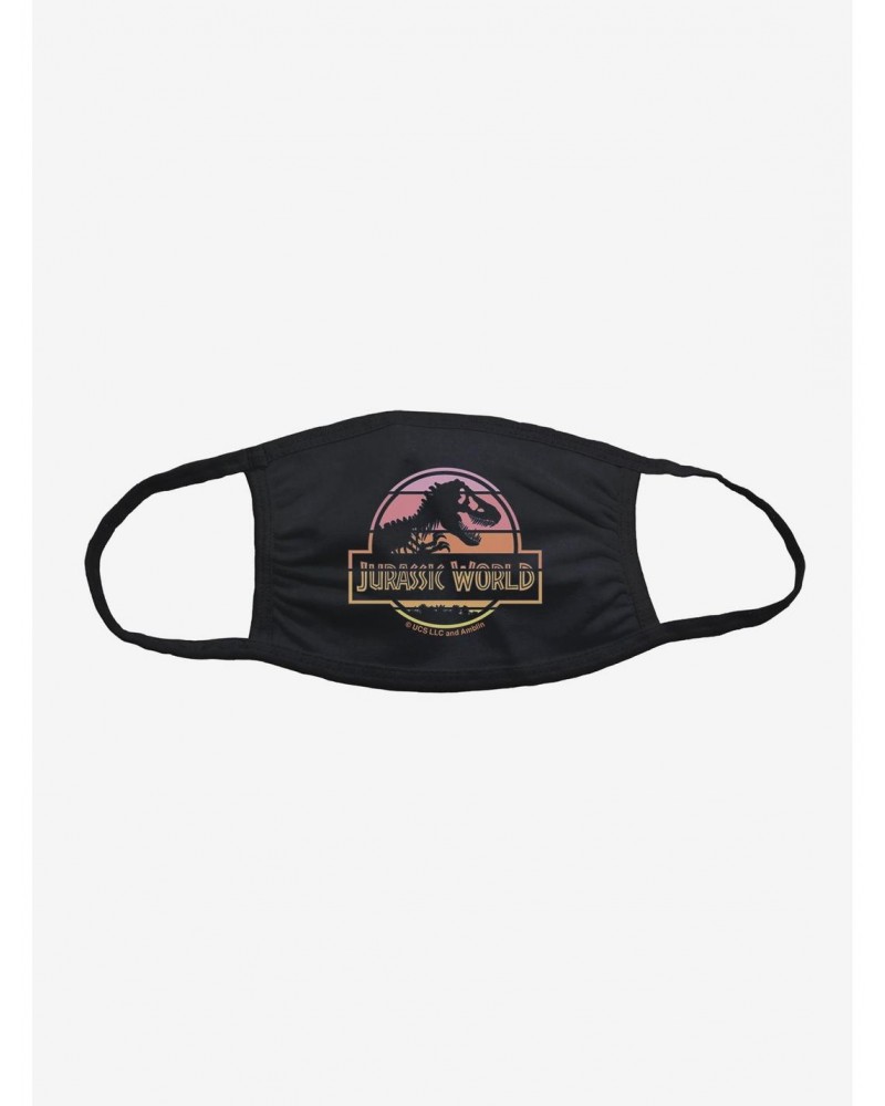 Jurassic World Sunset Logo Face Mask $5.84 Masks